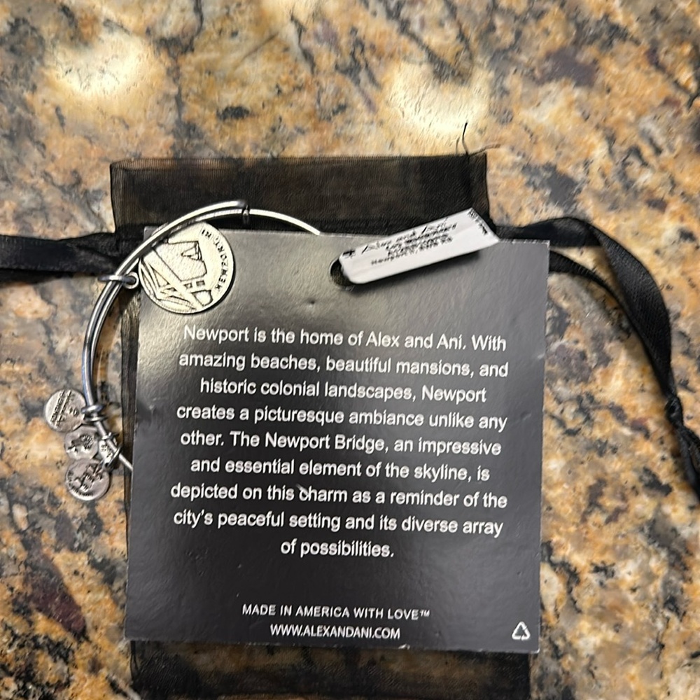 ALEX AND ANI ❤️ NEWPORT ~ TRANQUIL ~ HISTORIC ~SCENIC BRACELET~ NWT - Picture 5 of 6
